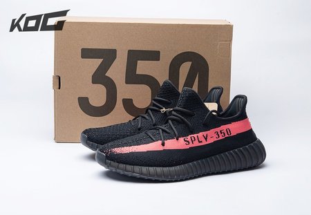 Yeezy 350 Boost V2 Black Red BY9612 36-48