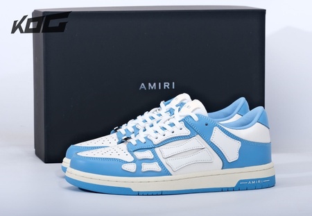 AMIRI Skel Top Low Blue White Size: 40-45