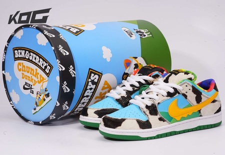 Nike SB Dunk Low Ben & Jerry's Chunky Dunky (With Special Barrel Box) 36-46