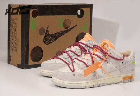 OFF WHITE X NK Dunk Low "The 50" (NO.35) size 36-47.5 available