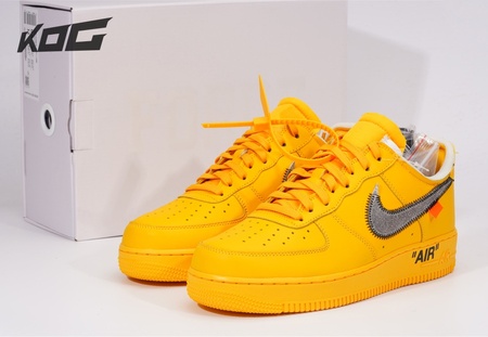 Off-White x Air force 1 "University Gold" SIZE 36-47.5