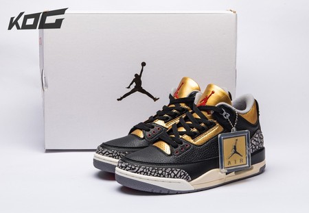 Air Jordan 3 Black Gold CK9246-067 Size 40.5-47