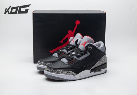 Air Jordan 3 Retro OG Black Cement (2023) Size 40- 47.5