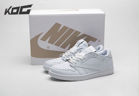 Travis Scott x Air Jordan 1 Low Triple White DM7866-292 Size 36-46